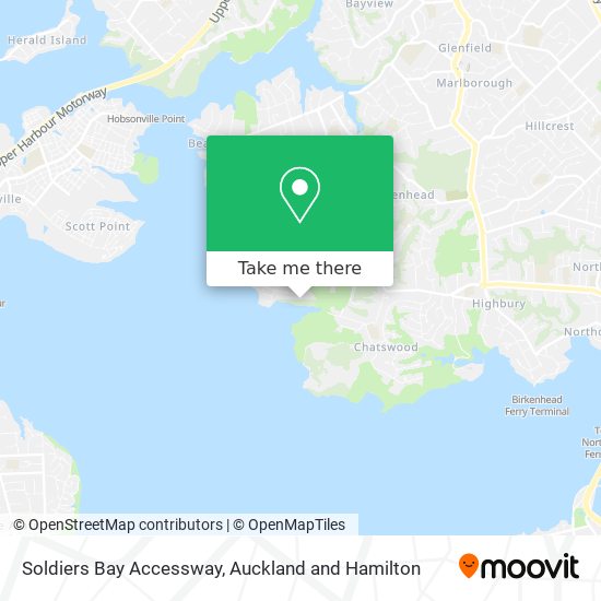 Soldiers Bay Accessway地图