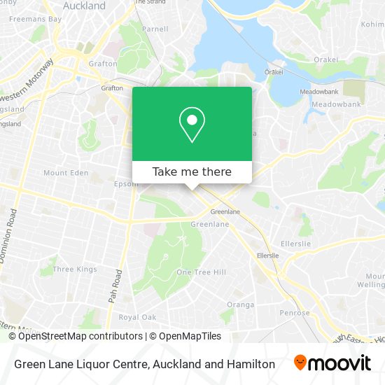 Green Lane Liquor Centre map