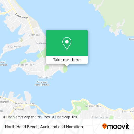 North Head Beach map