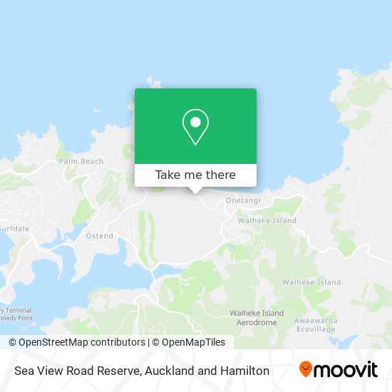 Sea View Road Reserve map