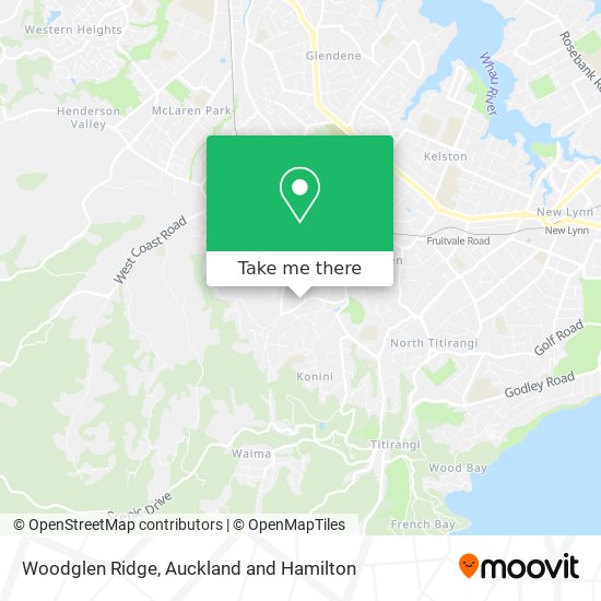 Woodglen Ridge map