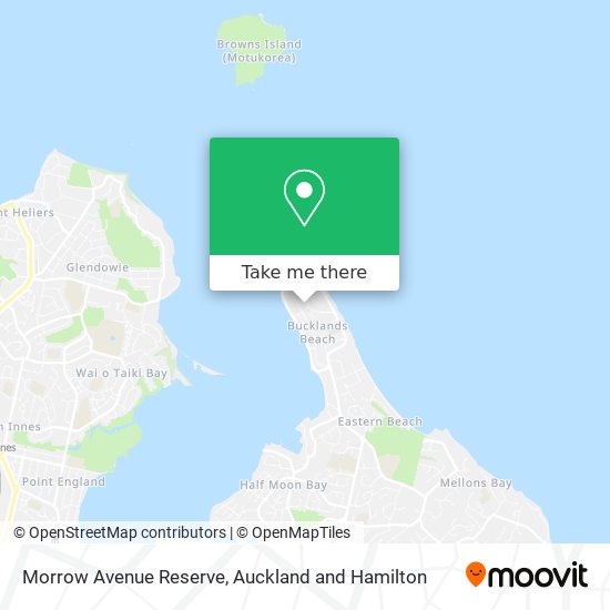 Morrow Avenue Reserve map