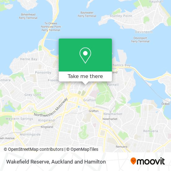 Wakefield Reserve map