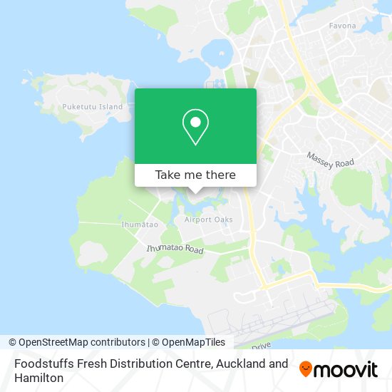Foodstuffs Fresh Distribution Centre map