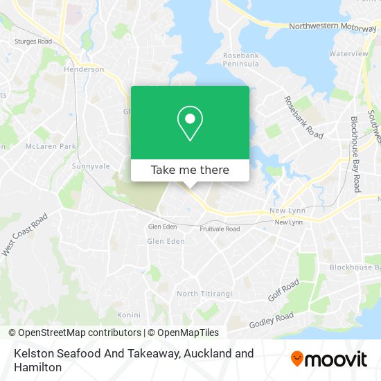 Kelston Seafood And Takeaway map