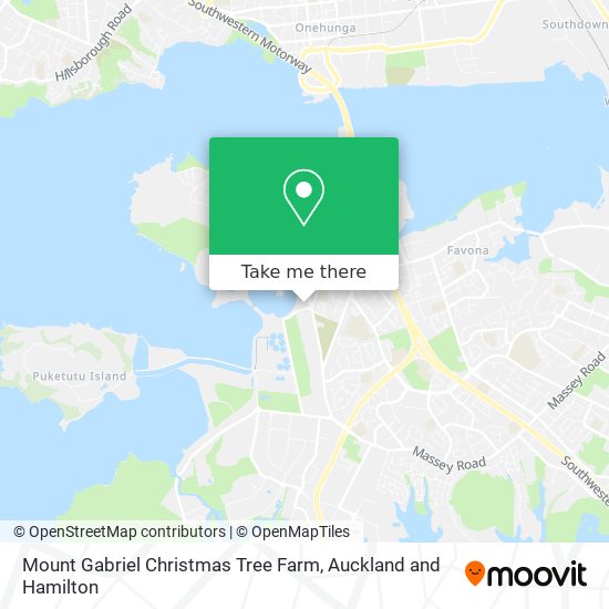 Mount Gabriel Christmas Tree Farm map