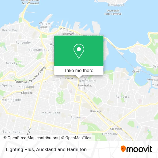 Lighting Plus map