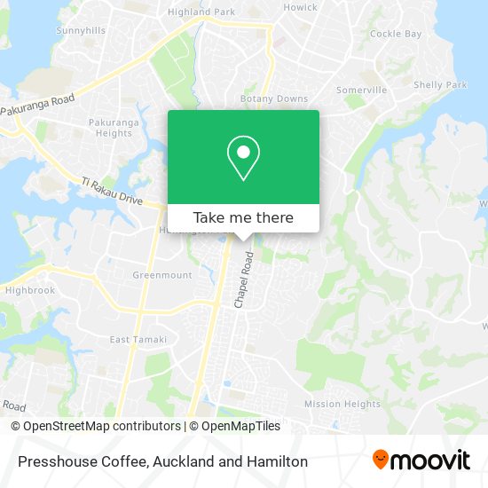 Presshouse Coffee map
