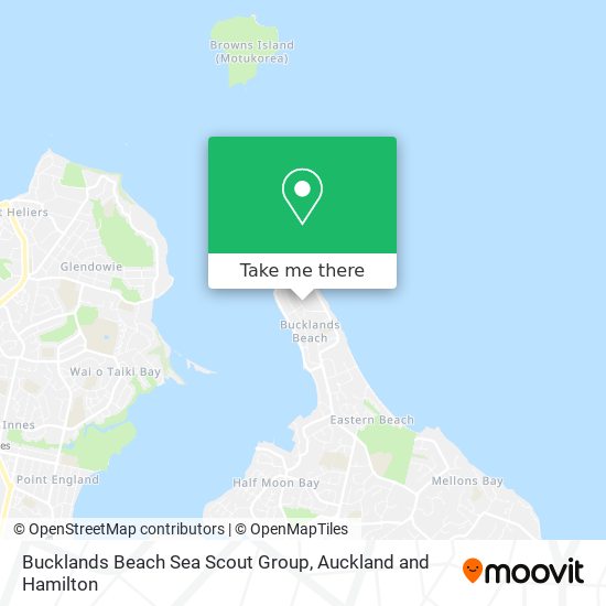 Bucklands Beach Sea Scout Group map