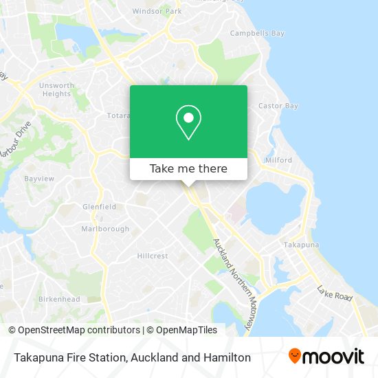 Takapuna Fire Station地图