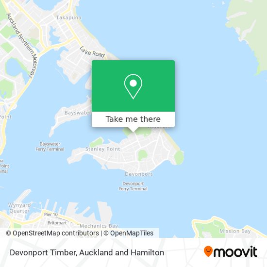 Devonport Timber map