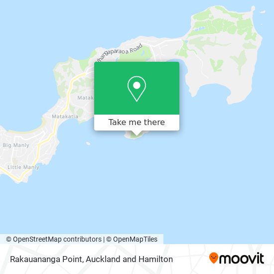 Rakauananga Point map