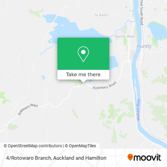 4/Rotowaro Branch map