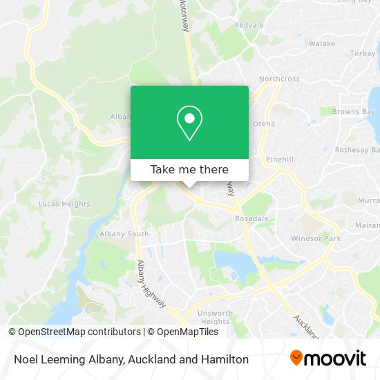 Noel Leeming Albany map