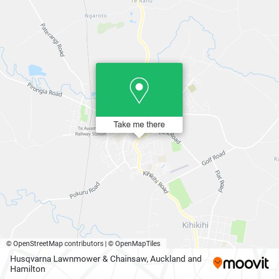 Husqvarna Lawnmower & Chainsaw map