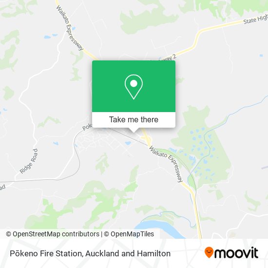 Pōkeno Fire Station地图