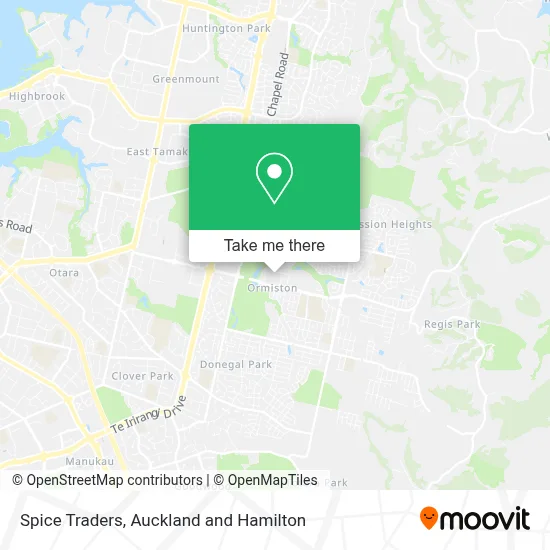 Spice Traders map