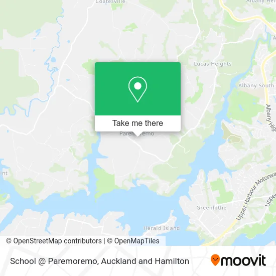 School @ Paremoremo map