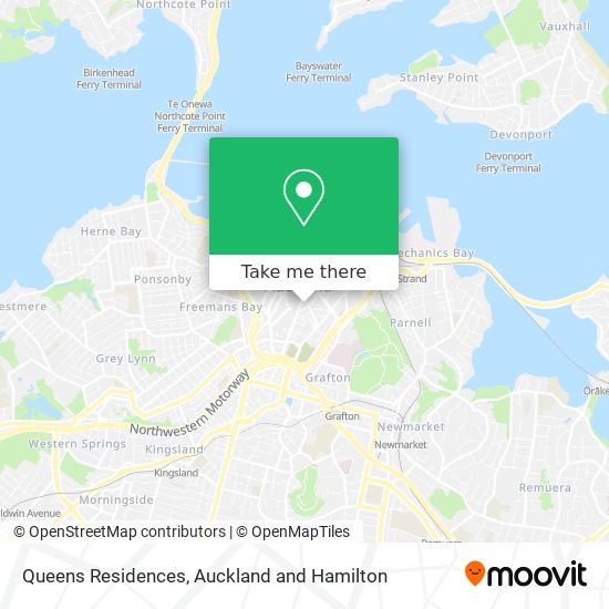 Queens Residences map