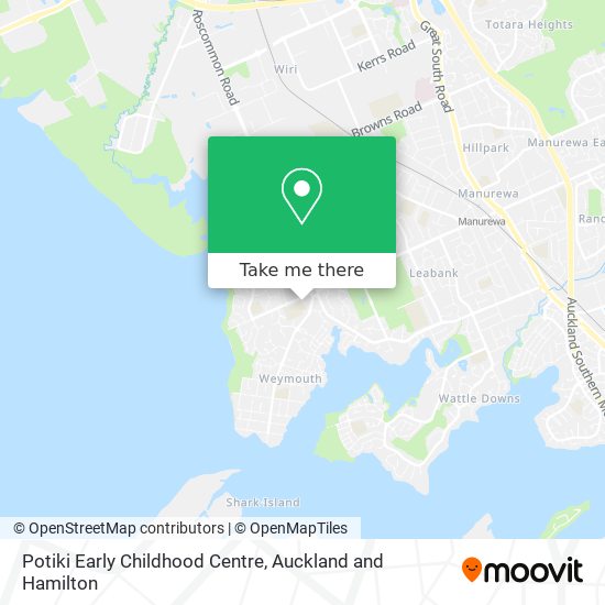 Potiki Early Childhood Centre map