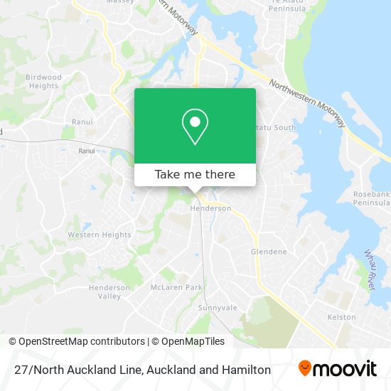 27/North Auckland Line地图