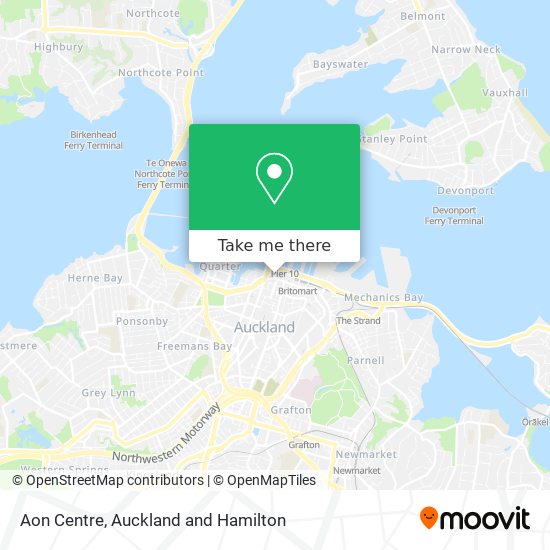 Aon Centre map