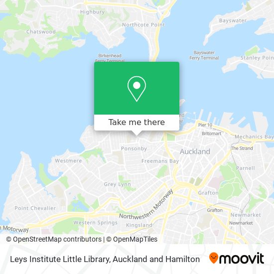 Leys Institute Little Library map