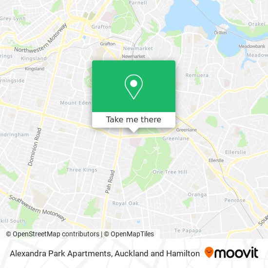 Alexandra Park Apartments map