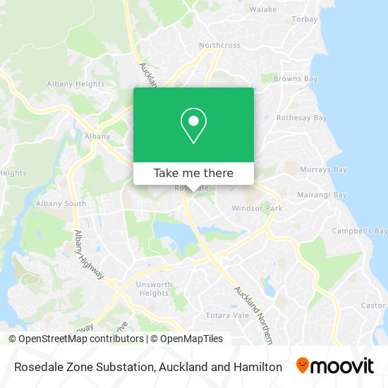 Rosedale Zone Substation map