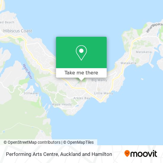 Performing Arts Centre map