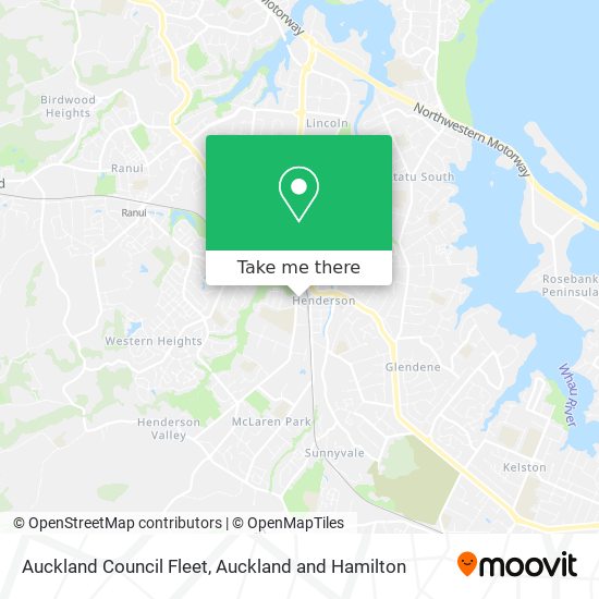 Auckland Council Fleet地图