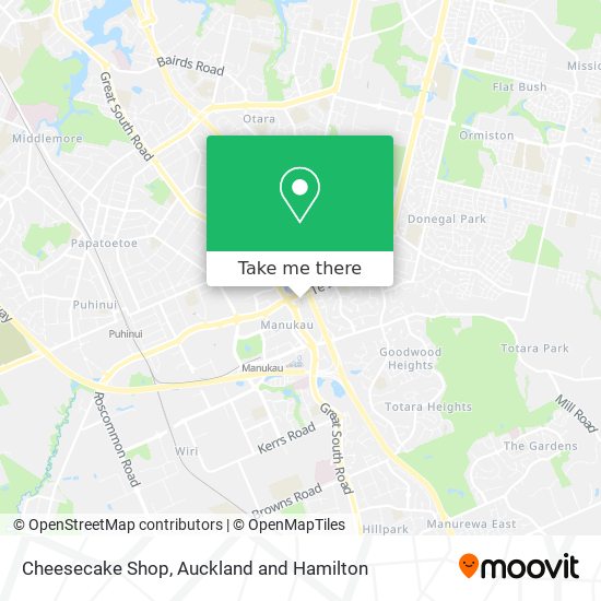 Cheesecake Shop map