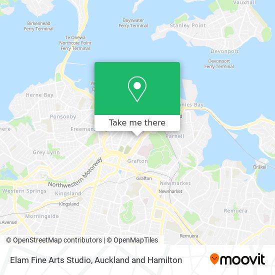 Elam Fine Arts Studio map