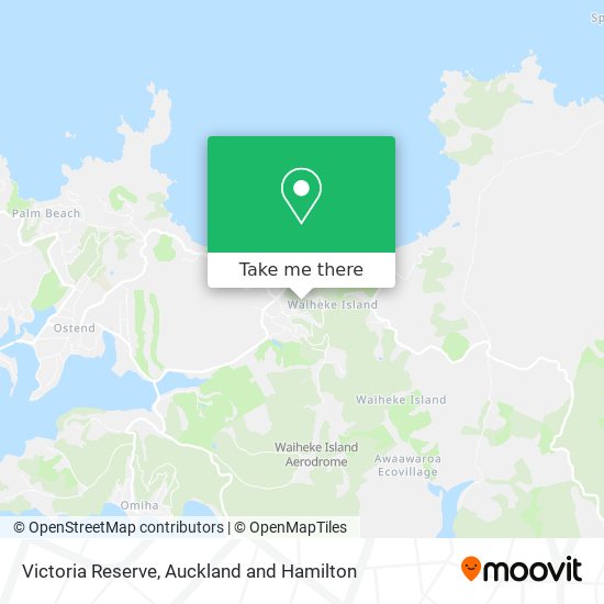 Victoria Reserve map