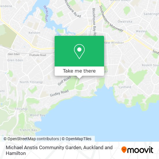 Michael Anstis Community Garden map