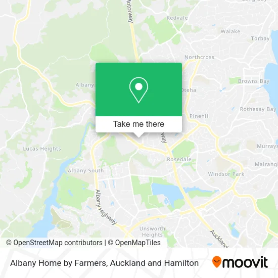 Albany Home by Farmers map