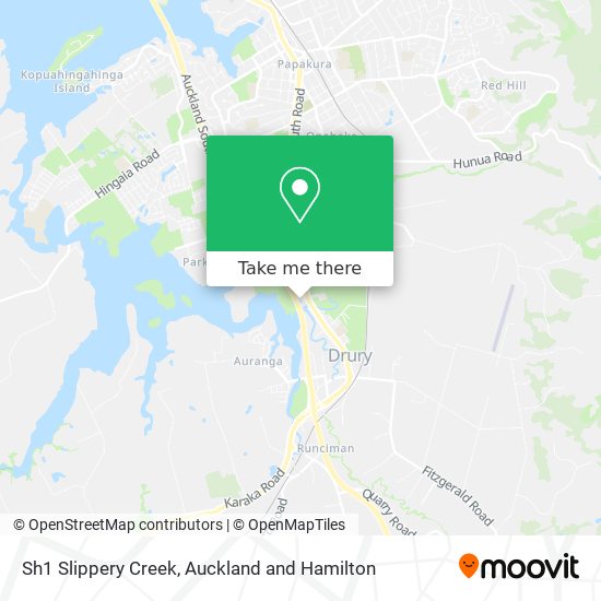 Sh1 Slippery Creek map