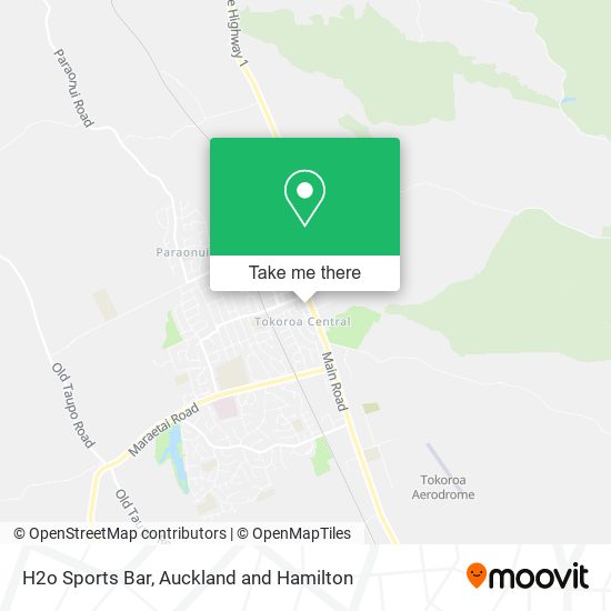 H2o Sports Bar map