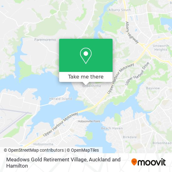 Meadows Gold Retirement Village map