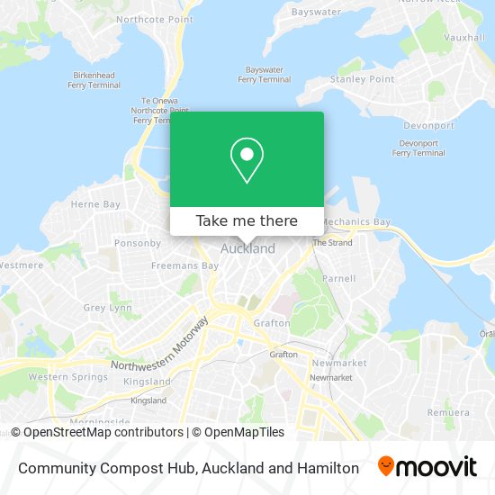 Community Compost Hub map