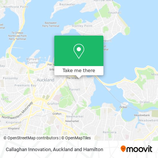 Callaghan Innovation map