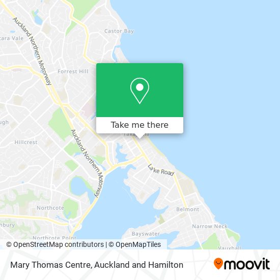 Mary Thomas Centre map