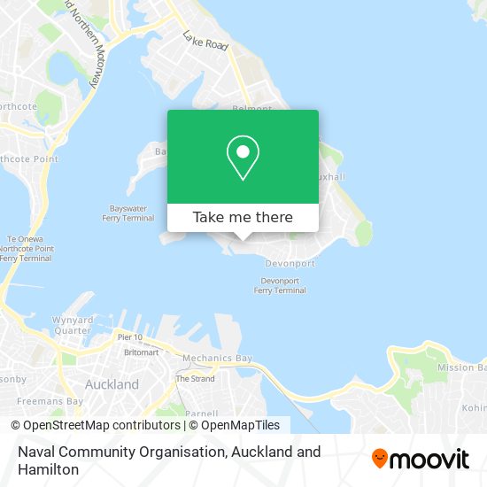 Naval Community Organisation map