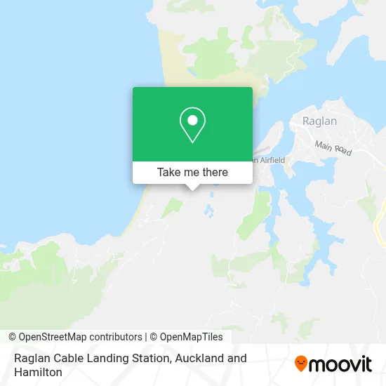 Raglan Cable Landing Station map