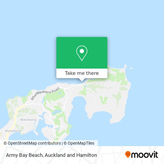 Army Bay Beach map