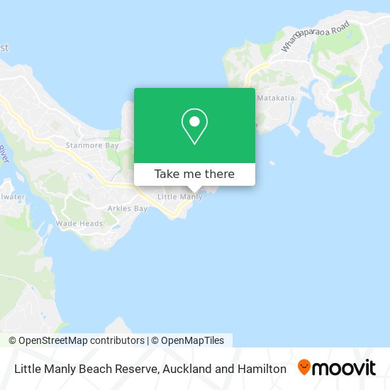 Little Manly Beach Reserve map