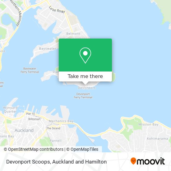 Devonport Scoops地图