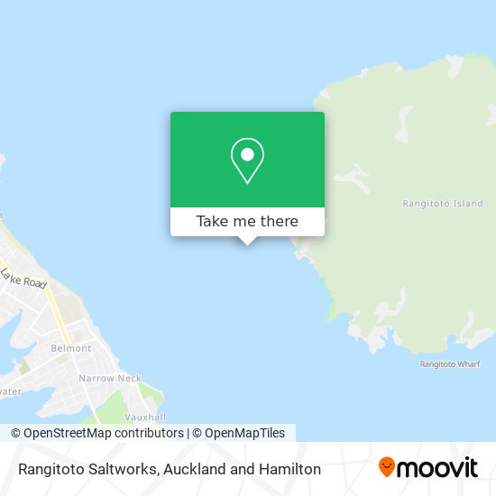 Rangitoto Saltworks map