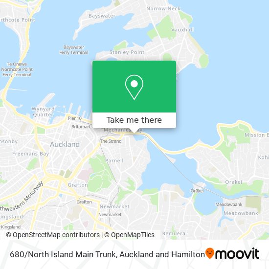 680/North Island Main Trunk map