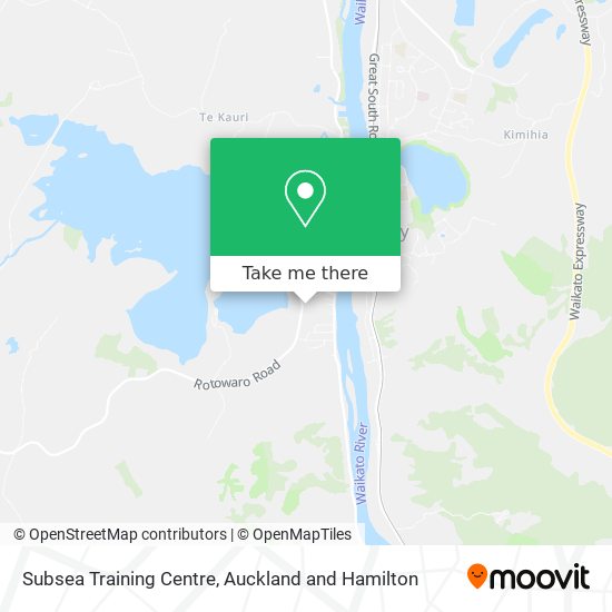 Subsea Training Centre map